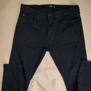 Hollister Super Skinny No Fade Black Jeans